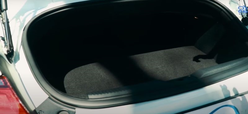 The boot of the Audi TT S-Line Roadster