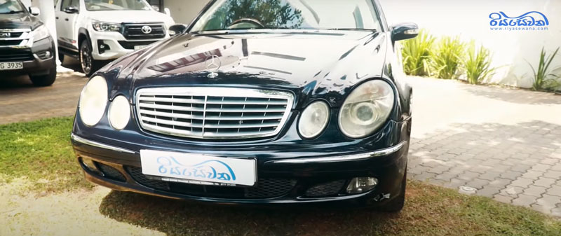 The front views of the Benz E240