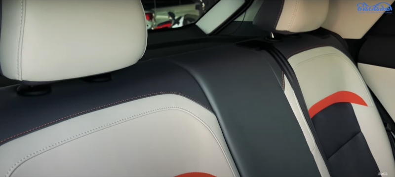 The rear interior view of the 2023 MG4 X Power