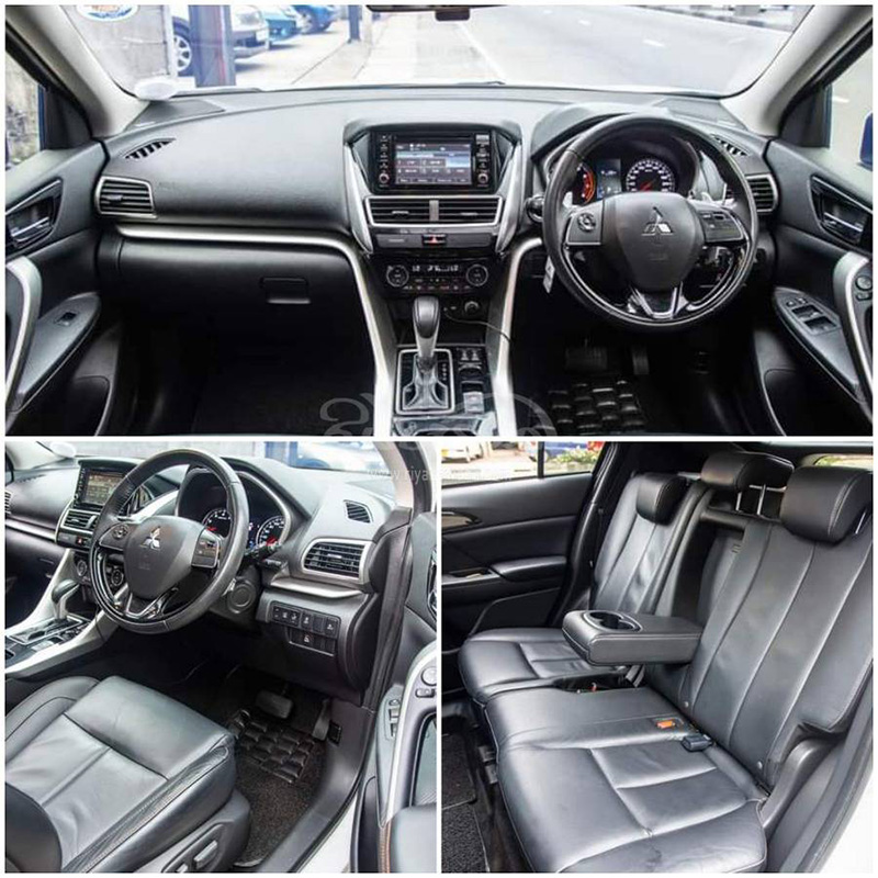 The interior view of the Mitsubishi Eclipse Cross 2018 SUV