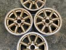 14 Japanese Black Racing Alloy Wheels