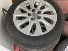15inches with Tyres