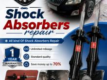 2FrondAndRearShockAbsorbersWith1YearWarranty