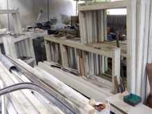 All equipment in a concrete workshop