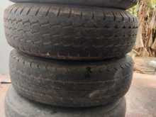 Alloy wheels with tyre
