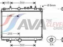CITROEN C5/PEUGEOT 406,607 RADIATOR