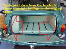 Classic Mini Cooper Boot Lid Cable