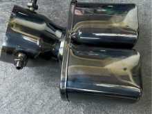 Genuine Brand New Imported Dark Chrome Dual Muffler Tip - FOR SALE.