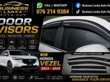 HONDA VEZEL (2023-2025) NICKEL TRIM DOOR VISORS