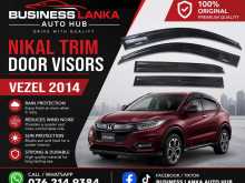HONDA VEZEL (2014-2015) ORIGINAL NICKEL TRIM DOOR VISORS