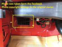 Landcruiser 40 Series Heater Blower Grill
