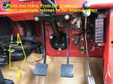 Landcruiser Bj40 Break,Clutch & accelerator Paddle