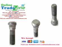 Mitsubishi J24,J44 & J54 Jeep Right Turn Wheel Stud [ හබ් ඇණ ]