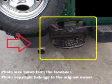 Mitsubishi J44 ,J24 & J54 Jeep Modified Rear Step
