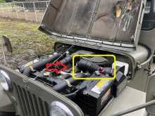 Mitsubishi Jeep 4dr52 intercooler turbo engine Air Intake Hose