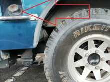 Mitsubishi Jeep Fuel tank - grommet (seal) filler neck