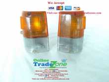 Pajero Mk1 Left & Right Side Signal & Parking lamp lens and holderbase
