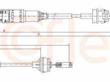 PEUGEOT 406 CLUTCH CABLE