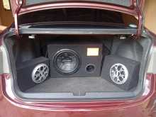 Pioneer car sub woofer with auto pro amplifier 2500w