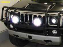 SPOTLIGHTS & DRIVING LIGHTS - RED TRIM 9 INCH HID