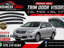 TOYOTA COROLLA AXIO NICKEL TRIM DOOR VISORS