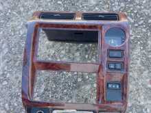 TOYOTA LAND CRUISER PRADO 95 - Genuine center teak panel with all parts - All power switches