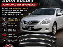 TOYOTA PREMIO 260 NICKEL TRIM DOOR VISORS