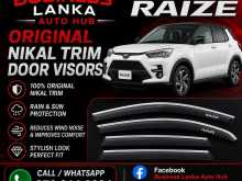 TOYOTA RAIZE NICKEL TRIM DOOR VISORS