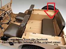 Willys jeep rear seat