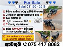 Bajaj CT-100 2016 Motorbike