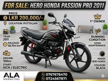 Hero Passion Pro 2011 Motorbike
