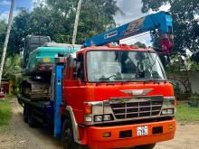 HINO Original 5 Ton Boom Truck With Self Loader 1991 Lorry