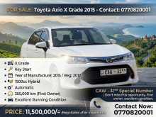 Toyota Axio 2015 Car