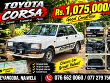 Toyota CORSA AL30 1986 Car